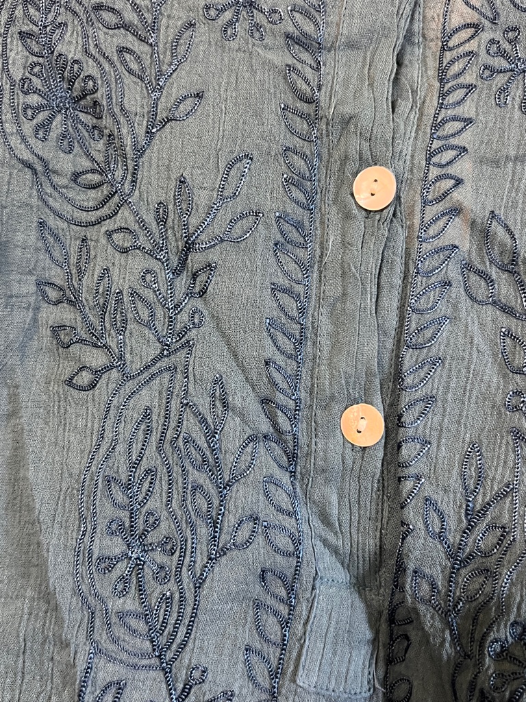 Holyclothing Embroidered Long-Sleeve Teal Tunic Top, Nwt — image 3 of 8